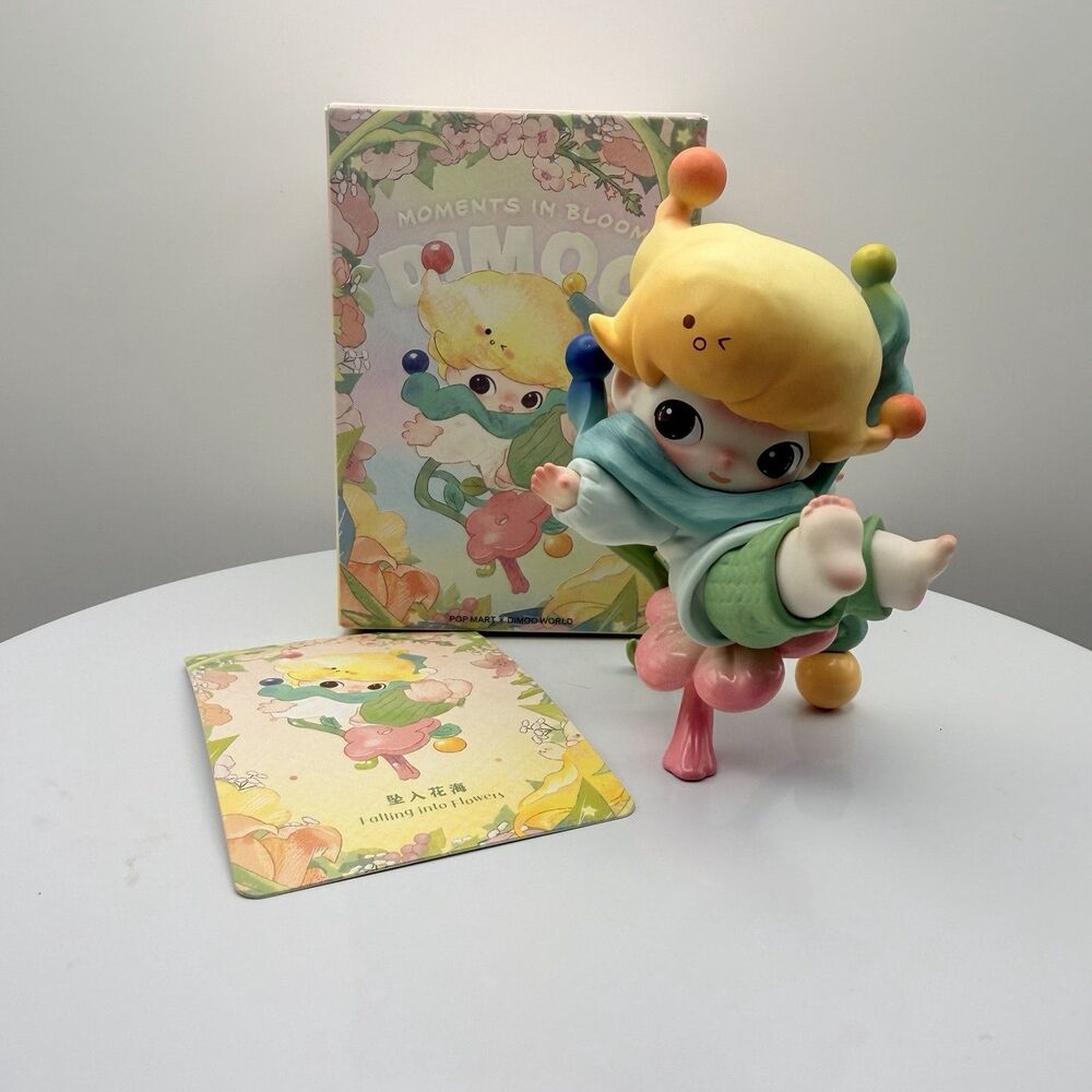 PopMart Dimoo Moments In Bloom Series Blind Box Figure - Falling Into Flowers